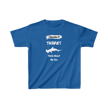 Shark Thoughts - Kids Heavy Cotton™ Tee